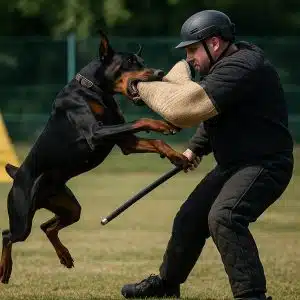 Доберман защитно_караульная служба