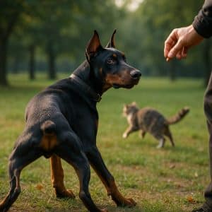 Доберман команда нельзя