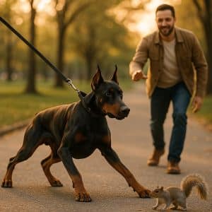 Доберман нельзя