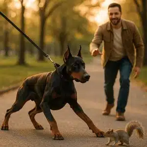 Доберман нельзя