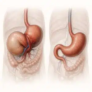 Заворот желудка доберман