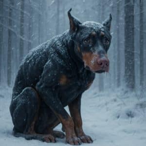 Переохлаждение доберман