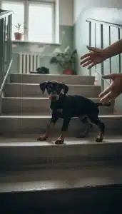 Щенок доберман суставы