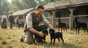 Доберман история создания породы