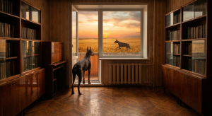 Диванный доберман