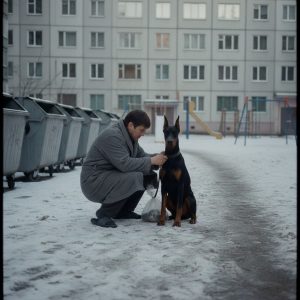 Доберман в квартире