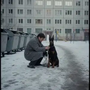 Доберман в квартире