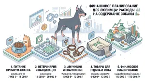 Доберман расходы