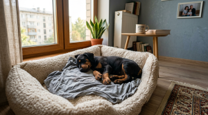 доберман место