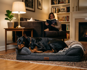 Команда место доберман