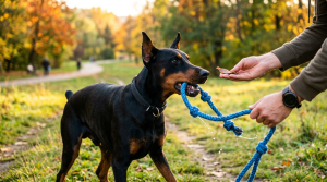 Доберман команда дай