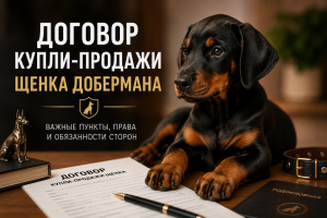 Договор купли-продажи щенка добермана