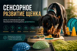 Щенок добермана