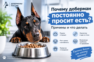 Почему доберман постоянно просит есть